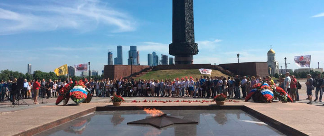 Павловский Посад принял участие в гражданско-патриотической акции «Огонь памяти и славы»